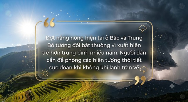 Tin mới nhất về thời điểm miền Bắc xuất hiện mưa to, nhiệt độ giảm xuống 20 độ C - Ảnh 1.