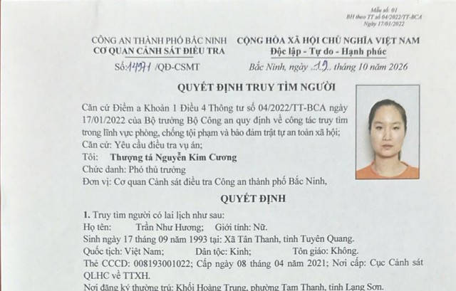 Truy tìm Trần Như Hương SN 1993 - Ảnh 1.
