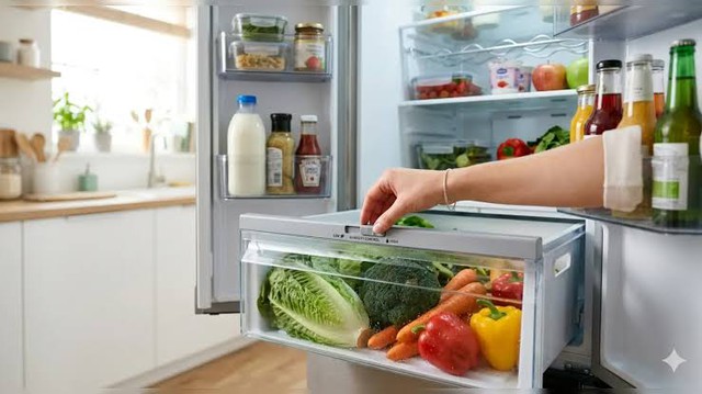 Vì sao ngăn rau củ trong tủ lạnh có một nút gạt nhỏ? Nhiều gia đình dùng lâu năm vẫn chưa biết công dụng - Ảnh 3.