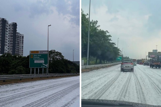 Bất thường: Tuyết rơi ở Malaysia? - Ảnh 2. Bất thường: Tuyết rơi ở Malaysia? - Ảnh 2.