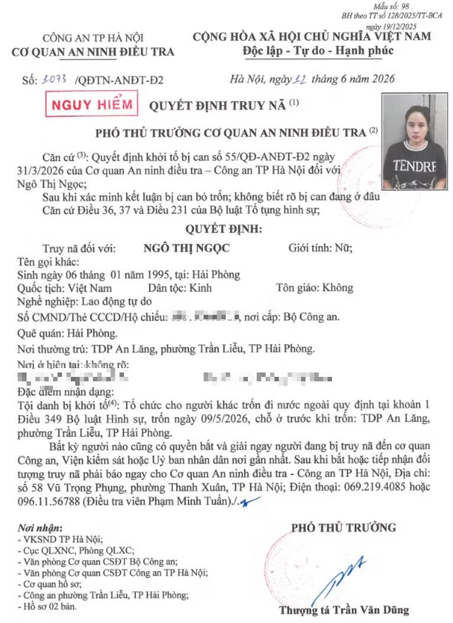 Vây bắt thành công Ngô Thị Ngọc SN 1995 - Ảnh 2.