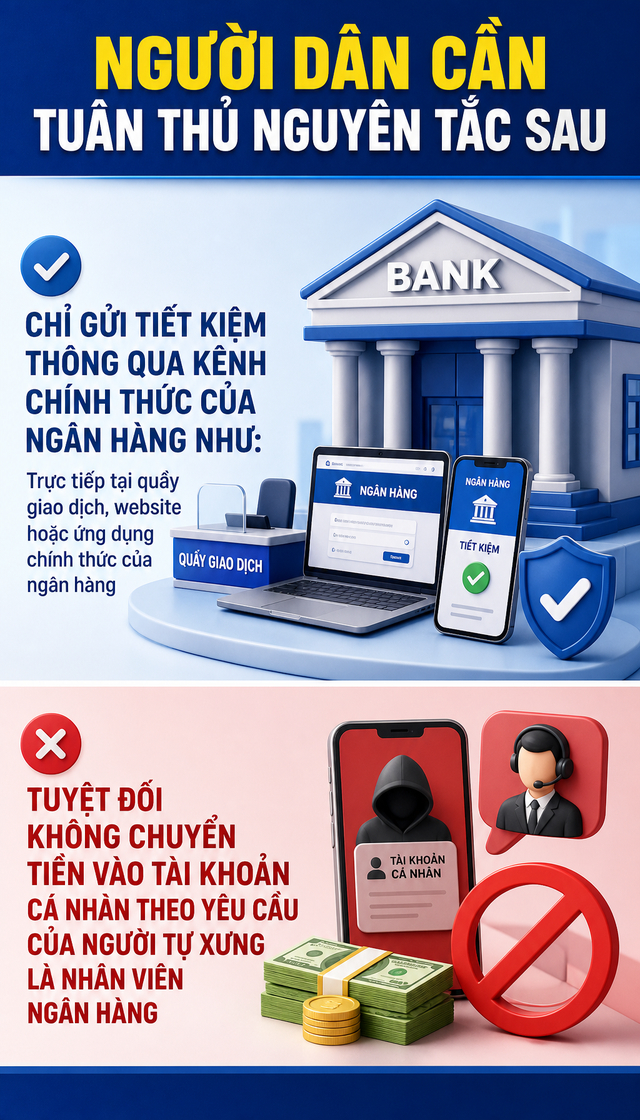 Tất cả người dân gửi tiền tiết kiệm chú ý thông báo mới nhất từ công an - Ảnh 2.