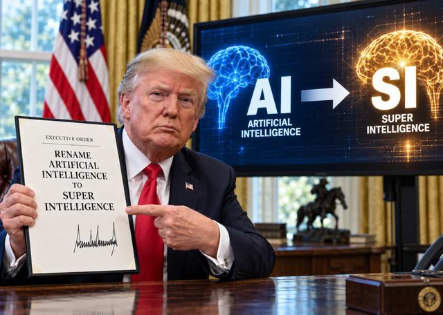 &Ocirc;ng Trump tuy&ecirc;n bố bất cứ ai sử dụng thuật ngữ Tr&iacute; tuệ nh&acirc;n tạo đều l&agrave; 'Kẻ th&ugrave;!' - Ảnh 1.