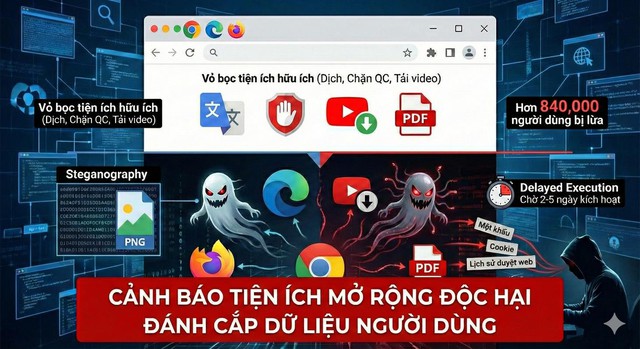 Công an cảnh báo khẩn cấp về 17 tiện ích trình duyệt cần gỡ bỏ ngay lập tức - Ảnh 1.