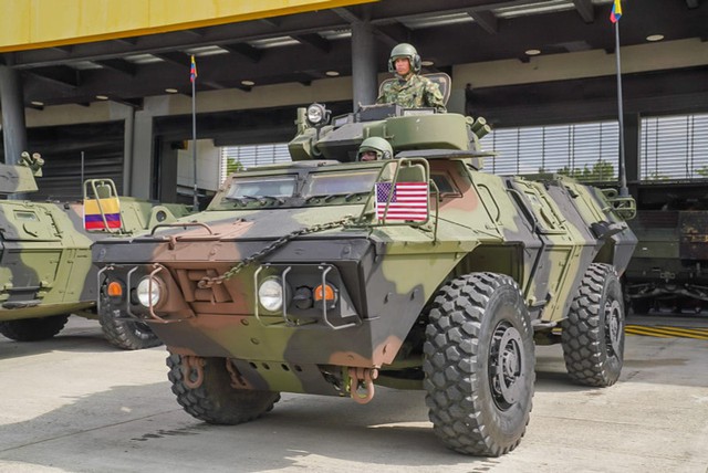 Mỹ viện trợ xe bọc thép M1117 Guardian cho Quân đội Colombia năm 2026 - Ảnh 1. Mỹ viện trợ xe bọc thép M1117 Guardian cho Quân đội Colombia năm 2026 - Ảnh 1.