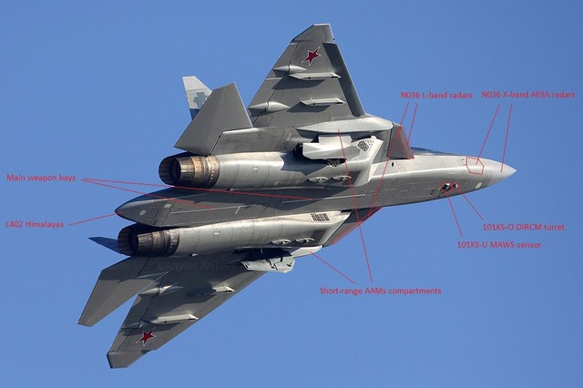 Su - 57 m 2026: Ti&ecirc;m k&iacute;ch t&agrave;ng h&igrave;nh Nga được n&acirc;ng cấp hệ thống ph&ograve;ng thủ t&ecirc;n lửa độc đ&aacute;o - Ảnh 1.