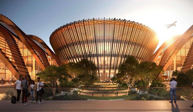 Sân bay 12,5 tỷ USD "như ngoài hành tinh" này sắp nắm kỷ lục chưa từng có tại châu Phi - Ảnh 4.