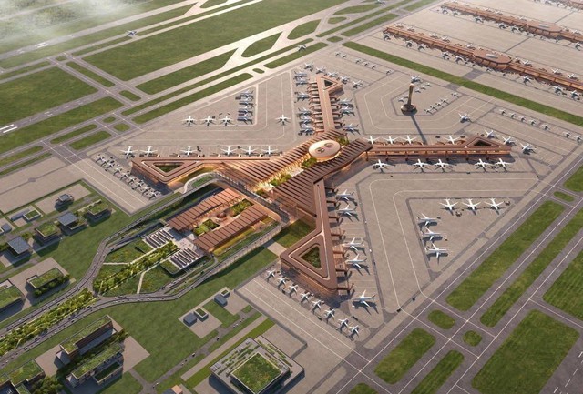 Sân bay 12,5 tỷ USD "như ngoài hành tinh" này sắp nắm kỷ lục chưa từng có tại châu Phi - Ảnh 3.