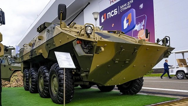 Module Ballista biến BTR - 22 th&agrave;nh s&aacute;t thủ xe tăng tại Triển l&atilde;m Quốc ph&ograve;ng 2026 - Ảnh 8.