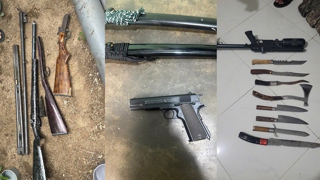 Khám xét nơi ở của Lê Trung Huy trong chuyên án lớn, tịch thu loạt tang vật chôn dưới vườn nhà - Ảnh 3.