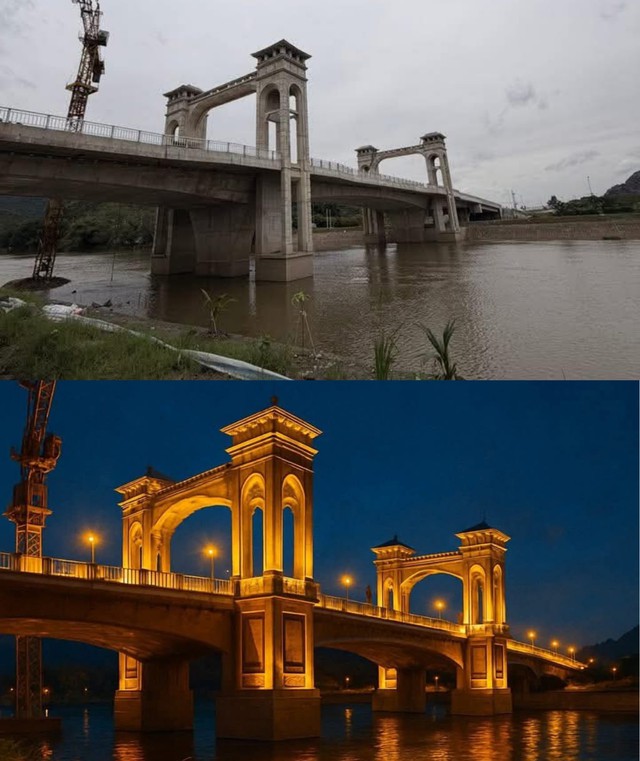 Cây cầu trong tuyến đường nghìn tỷ vừa hoàn thành sau 3 năm: Nối 2 phường, có 1 chi tiết mà hiếm đâu có - Ảnh 1.