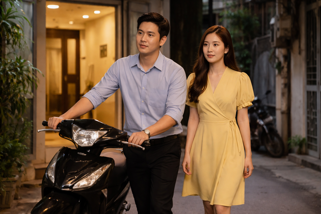 Sau buổi họp lớp chồng tách lẻ đi với bạn khác giới, vợ theo dõi thì nghẹn ngào khi biết lý do - Ảnh 1.