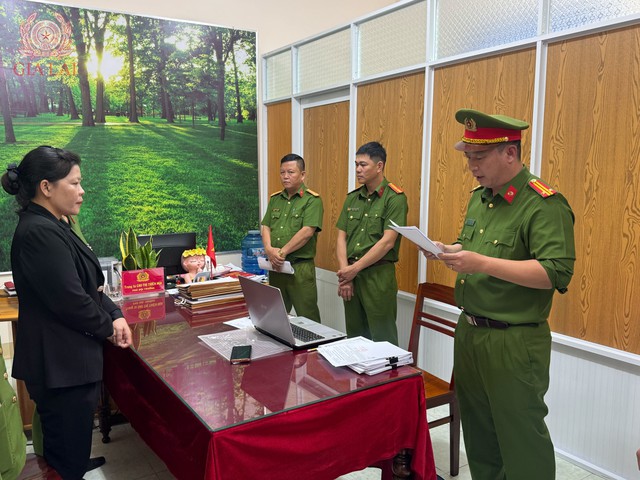 Bắt tạm giam, khám xét nơi ở của nguyên hiệu trưởng trường mẫu giáo Trần Thị Thu - Ảnh 1.