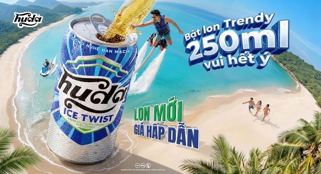 Bật lon trendy 250ml vui hết &yacute;: Huda Ice Twist tung diện mạo mới khuấy động m&ugrave;a h&egrave; - Ảnh 1.