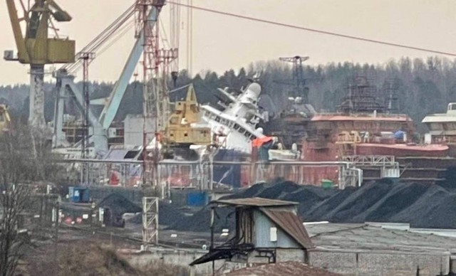 T&agrave;u ph&aacute; băng Purga của Nga hỏng nặng sau cuộc tấn c&ocirc;ng của Ukraine năm 2026 - Ảnh 3.