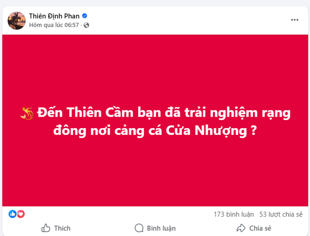 Cảng cá gần 300 tỷ thành điểm du lịch, chủ tịch tỉnh phải đăng lên Facebook - Ảnh 1.