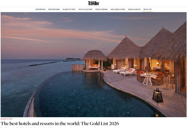 Không phải resort ở Nha Trang hay Phú Quốc, đây mới là đại diện duy nhất của Việt Nam vào Gold List 2026 - Ảnh 1.