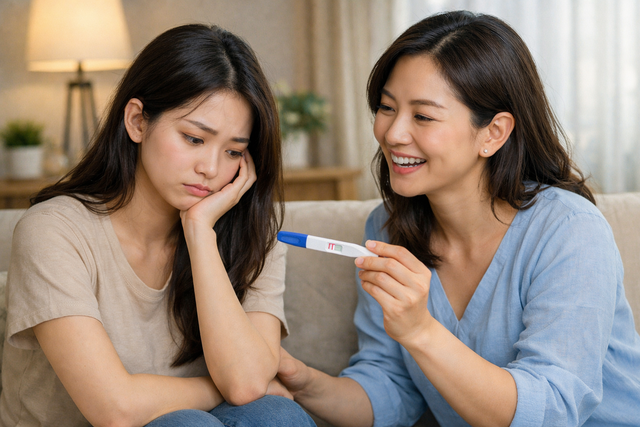  Thấy chị thông báo mang thai, em gái đau lòng vì đang giữ một bí mật khủng khiếp về anh rể - Ảnh 1.