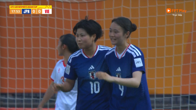 [DIỄN BIẾN] Việt Nam 0-4 Nhật Bản: Rất kh&oacute; khăn cho c&aacute;c c&ocirc; g&aacute;i Việt Nam - Ảnh 4.