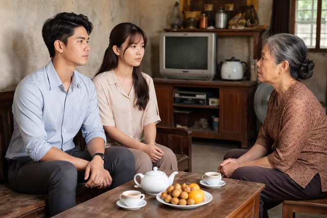 Về ra mắt nh&agrave; bạn g&aacute;i ngh&egrave;o, c&ocirc;ng tử nh&agrave; gi&agrave;u n&oacute;i một c&acirc;u khiến mẹ vợ tương lai nghẹn lời - Ảnh 1.