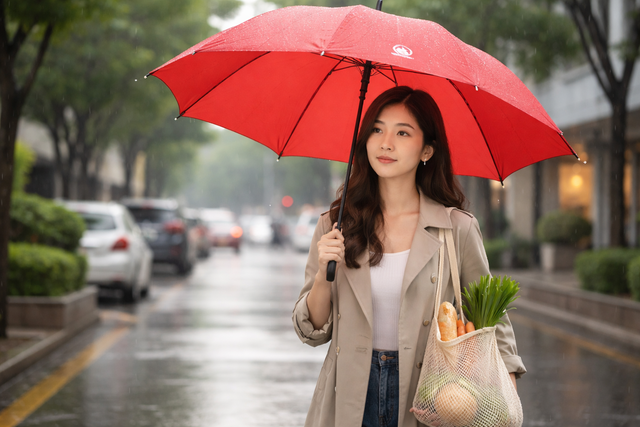 Thấy c&ocirc; h&agrave;ng x&oacute;m cầm chiếc &ocirc; giống hệt của m&igrave;nh, người vợ ph&aacute;t hiện b&iacute; mật đau đớn ph&iacute;a sau - Ảnh 1.