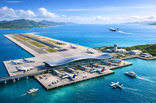 Sân bay trên mặt nước đầu tiên của Việt Nam sẽ được xây ở đâu? Gần nhiều điểm nổi tiếng - Ảnh 1.