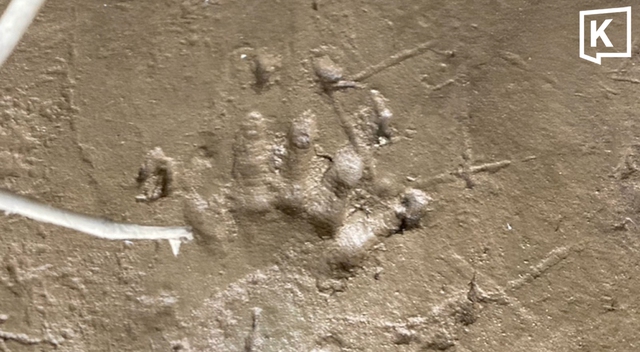 Bờ sông xuất hiện hàng loạt dấu chân lạ, chuyên gia vừa nhìn liền phác họa: "Quái thú" có thể dài 4 mét - Ảnh 1.