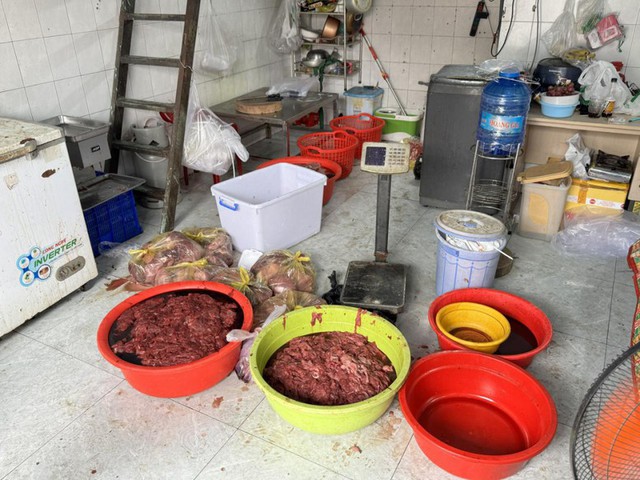 Bắt tạm giam ông chủ buôn bán thịt bò giả ở 2 khu chợ - Ảnh 2.