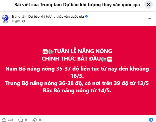 Trung tâm Dự báo Khí tượng cảnh báo về thời tiết những ngày tới - Ảnh 1.
