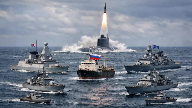 TST: Đấu súng dữ dội ở Ukraine, tàu Nga ập vào giữa "trận địa" quân 9 nước NATO - Moscow tung lệnh cấm chấn động - Ảnh 2.