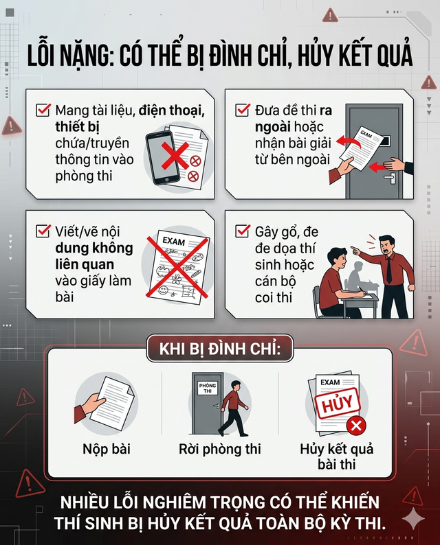 Những lỗi khiến thí sinh mất 1 phần điểm, thậm chí toàn bộ trong bài thi tốt nghiệp THPT - Ảnh 4.