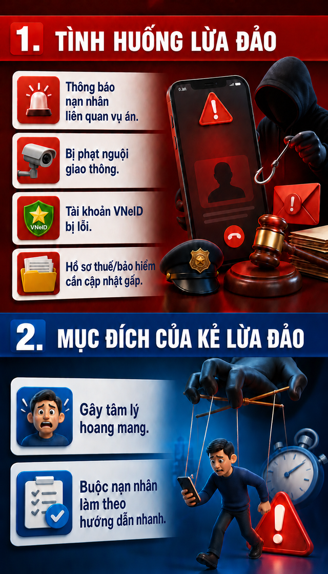 Xuất hiện thủ đoạn mới liên quan đến VNeID, bảo hiểm, tất cả người dân đặc biệt chú ý - Ảnh 2.