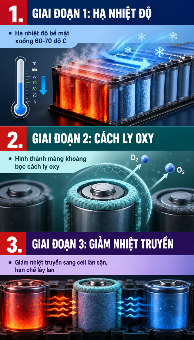 Việt Nam phát minh độc quyền FireThief - Công nghệ chữa cháy pin xe điện chưa từng có: Đỉnh cao trí tuệ - Ảnh 3.