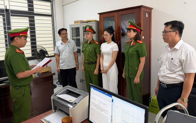 Thi hành lệnh bắt tạm giam Phạm Thị Mỹ Tuyết SN 1997 - Ảnh 1.