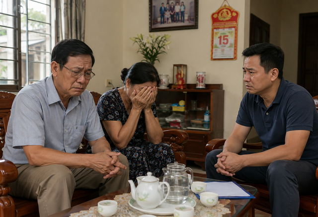 Con rể sang nhờ một việc li&ecirc;n quan tới con g&aacute;i, bố mẹ vợ xấu hổ &ocirc;m mặt kh&oacute;c - Ảnh 1.