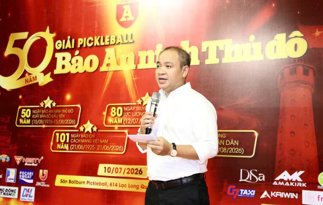 X&aacute;c định c&aacute;c VĐV top đầu Giải Pickleball kỷ niệm 50 năm An ninh Thủ đ&ocirc; xuất bản số đầu ti&ecirc;n - Ảnh 1.