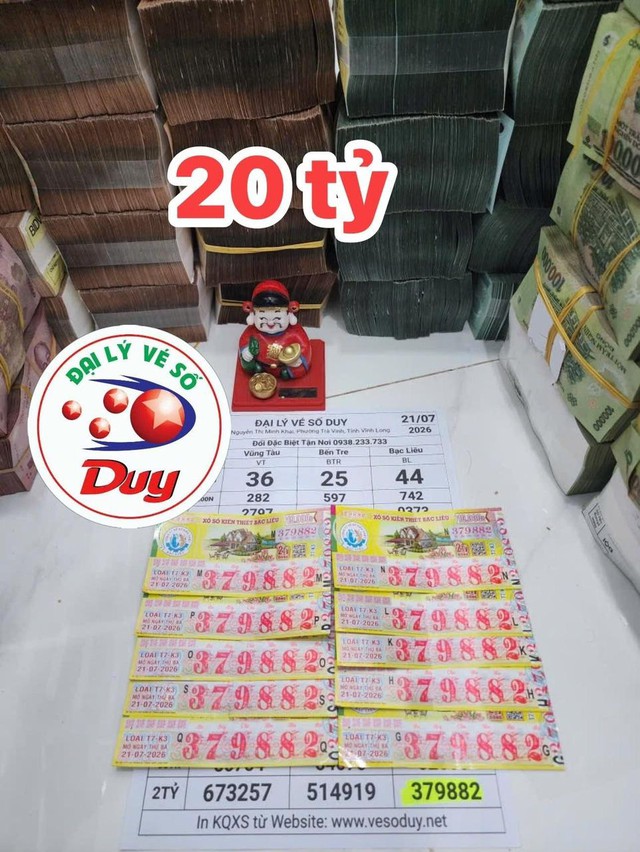 Bố chồng một Tiktoker nổi tiếng miền Tây trúng độc đắc 20 tỷ đồng - Ảnh 1.