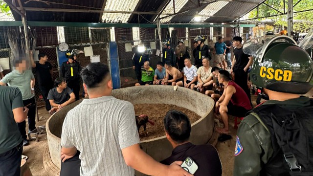 Cảnh sát đồng loạt kiểm tra, bắt - Ảnh 1.
