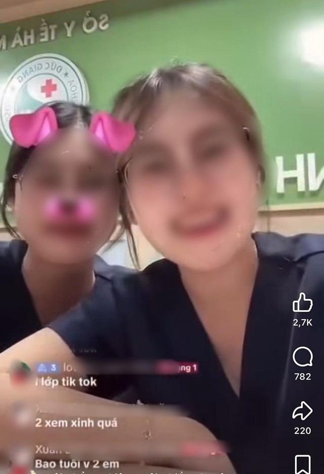 Vụ 2 nữ sinh viên ngành Y livestream phản cảm: Nhà trường lên tiếng - Ảnh 1.