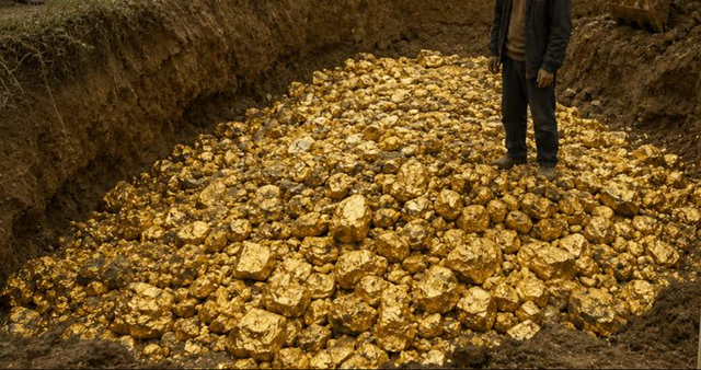 Nông dân 52 tuổi đào trúng 150 tấn vàng trị giá 120.000 tỷ đồng, chính quyền vội phong tỏa vườn nhà - Ảnh 1.