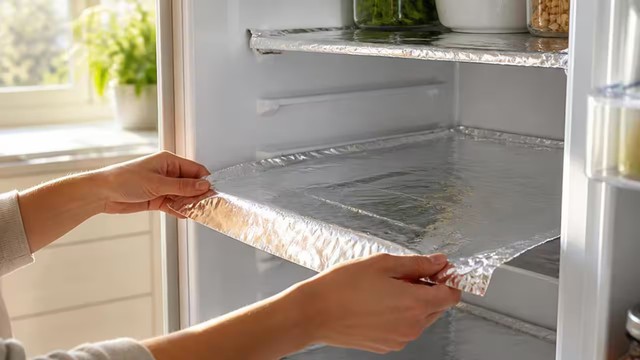 Vì sao nhiều gia đình trải giấy bạc lên các ngăn tủ lạnh? Công dụng đơn giản nhưng rất thiết thực - Ảnh 1.