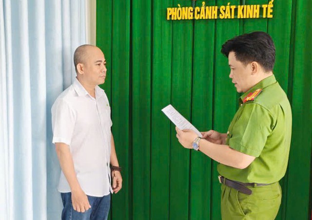 Ra quyết định khởi tố phó giám đốc doanh nghiệp Phan Thanh Hoài SN 1978 - Ảnh 1.