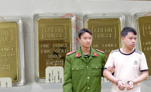 Bắt khẩn cấp Phạm Anh Tiến SN 1992 liên quan 13 lượng vàng giả dán chữ 'Kho bạc Nhà nước' - Ảnh 1.