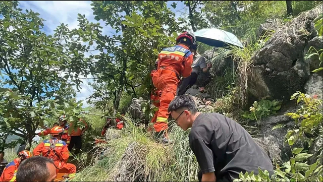Cụ ông 93 tuổi lên núi hái thuốc rồi mất tích, 3h sáng đội cứu hộ bất ngờ phát hiện tín hiệu lạ - Ảnh 3.