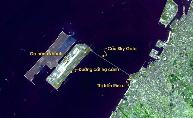 Vệ tinh NASA công bố ảnh 'chấn động' về công trình Sân bay Kansai 'độc nhất vô nhị' của Nhật Bản - Ảnh 3. Vệ tinh NASA công bố ảnh 'chấn động' về công trình Sân bay Kansai 'độc nhất vô nhị' của Nhật Bản - Ảnh 3.