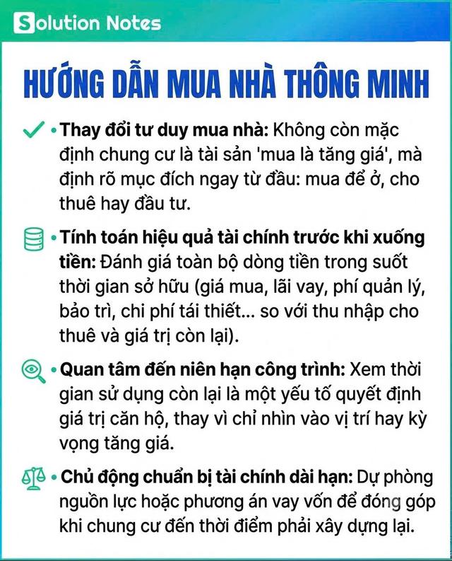 “Từ nay, chung cư không còn là tích sản, mà là tiêu sản” - Ảnh 1.