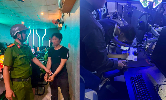 Công an đồng loạt ra quân kiểm tra 82 người ở các quán internet game và karaoke lúc 00h20 phút - Ảnh 2.