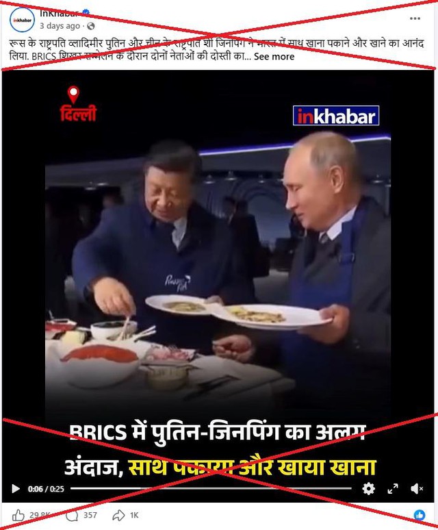 Video hai &ocirc;ng Putin - Tập Cận B&igrave;nh c&ugrave;ng nấu ăn h&uacute;t triệu lượt xem sau BRICS 2026: Sự thật bất ngờ - Ảnh 1.