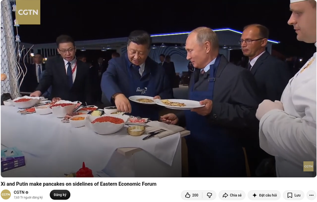 Video hai &ocirc;ng Putin - Tập Cận B&igrave;nh c&ugrave;ng nấu ăn h&uacute;t triệu lượt xem sau BRICS 2026: Sự thật bất ngờ - Ảnh 2.