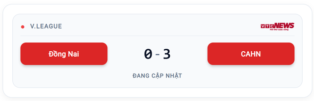 Công an Hà Nội thắng Đồng Nai 3 - 0: Thẻ đỏ và 3 bàn thắng nhanh chóng - Ảnh 1. Công an Hà Nội thắng Đồng Nai 3 - 0: Thẻ đỏ và 3 bàn thắng nhanh chóng - Ảnh 1.
